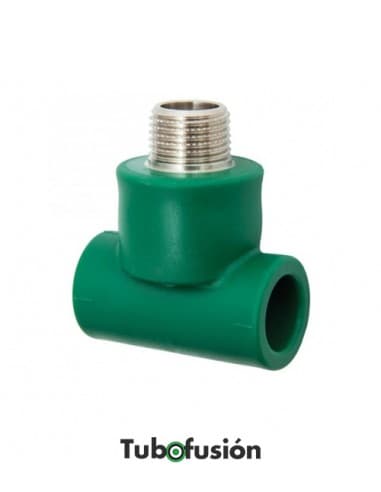 TEE ROSCA M  Ø 25 x ¾" Tubofusion - Imagen 2