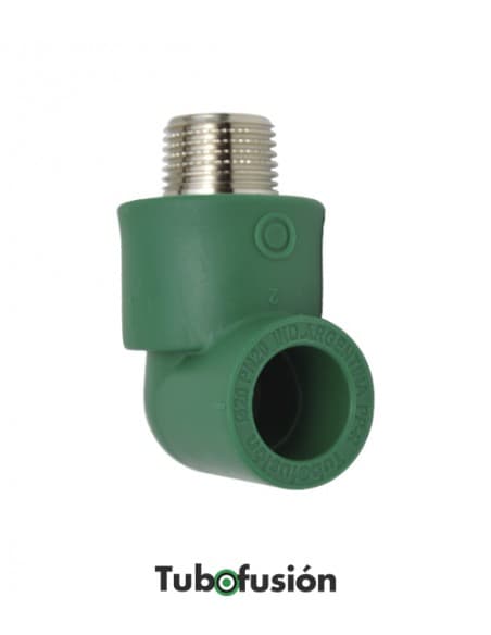 CODO A 90º ROSCA M  Ø 25 x ¾" Tubofusion - Imagen 2