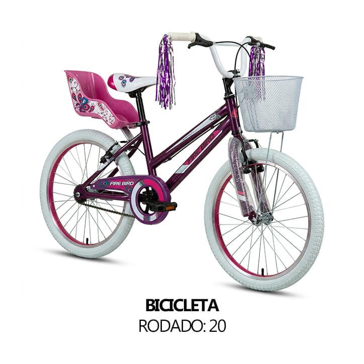 Bicicleta rodado 20 fire bird