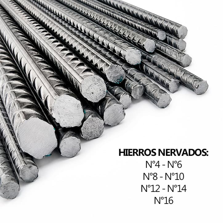 Hierro nervado N.° 6