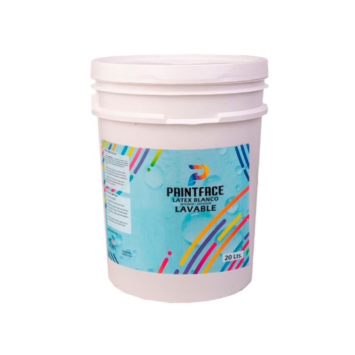 Látex lavable blanco 20 L - Paintface