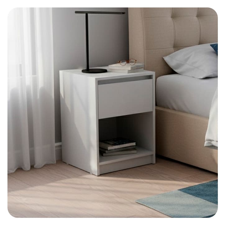 Mesa de luz Luma gacela muebles