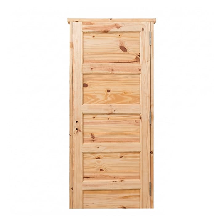 Puerta maciza de madera