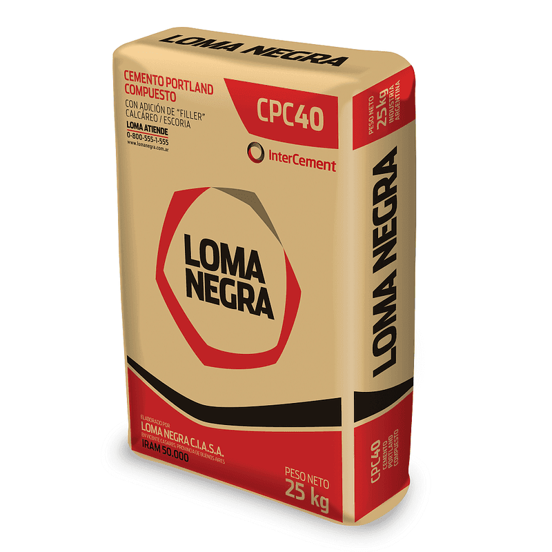 cemento loma negra x25kg