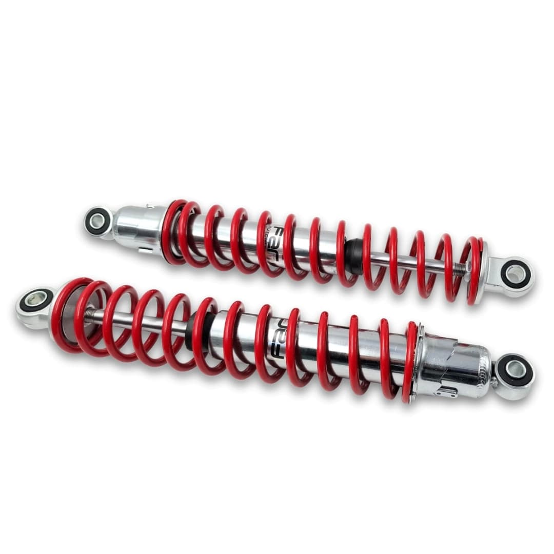 AMORTIGUADOR REFORZADO 370mm ROJO far motopartes