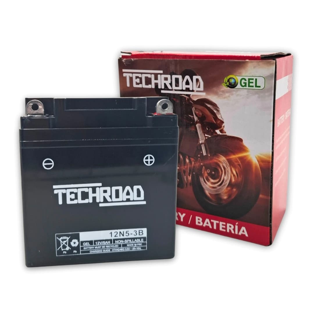 BATERIA GEL 12N5-3B SMASH / TRIP TECHROAD far motopartes