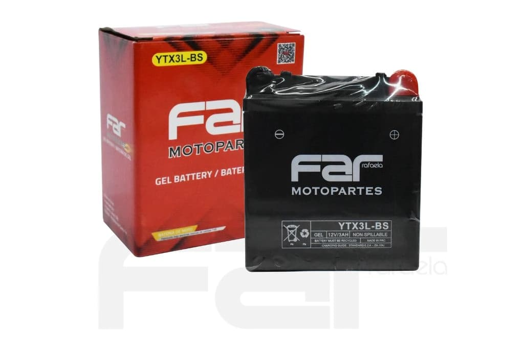 BATERIA GEL YTX3L - BS far motopartes