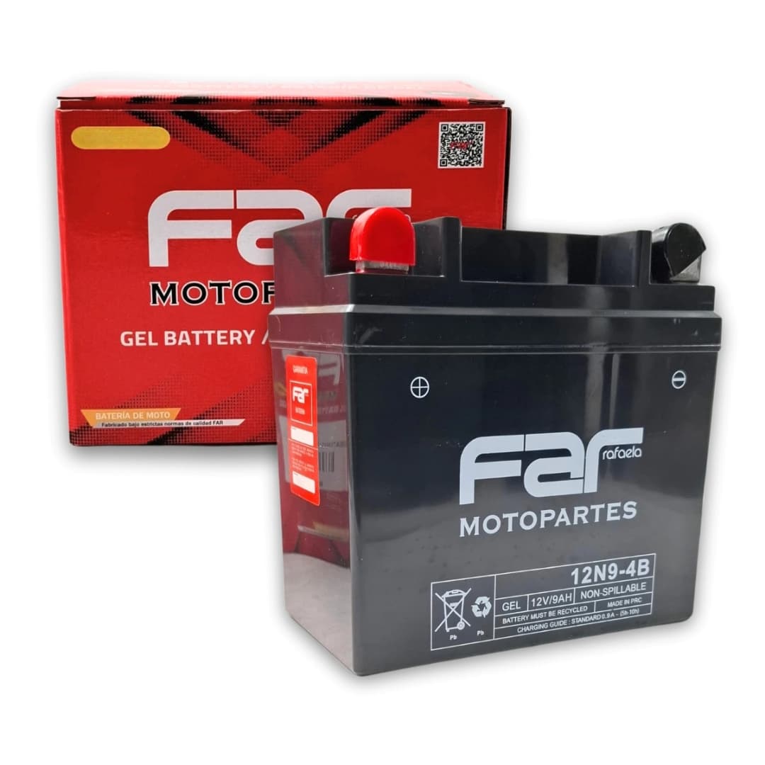 BATERIA GEL 12N9-4B far motopartes