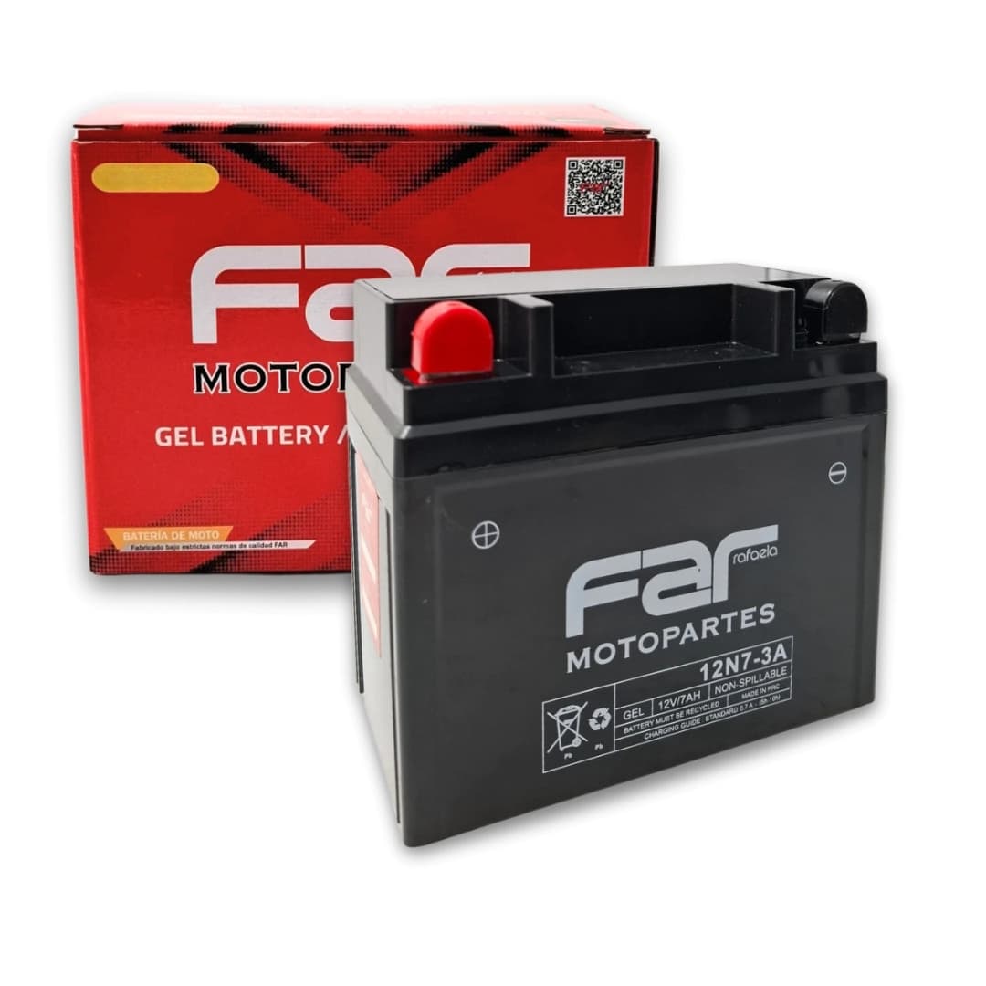 BATERIA GEL 12N7-3A far motopartes