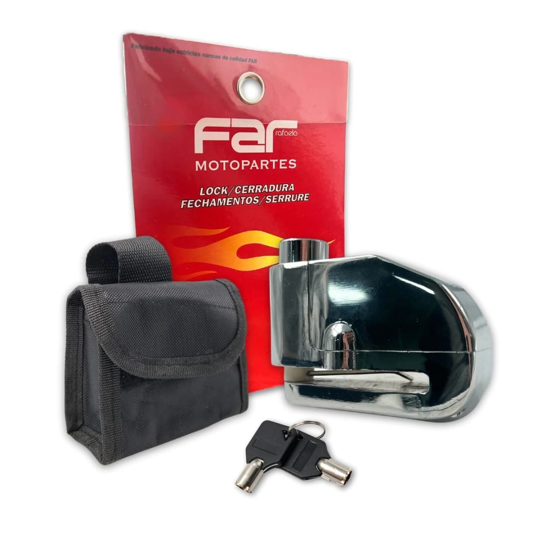 CANDADO TRABA DISCO CON ALARMA far motopartes