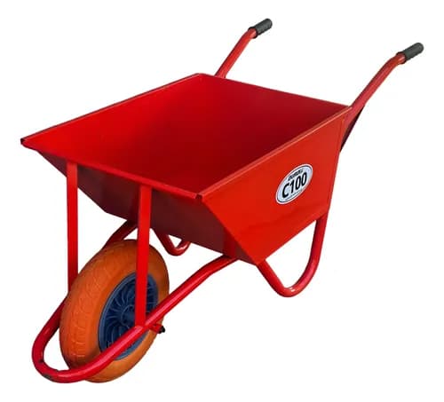 Carretilla de 100 L r/poliuretano Duroll