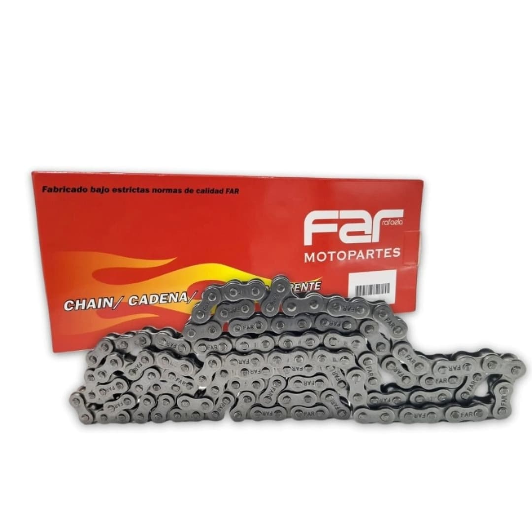 CADENA DE TRANSMISION 428 X 110 FAR far motopartes