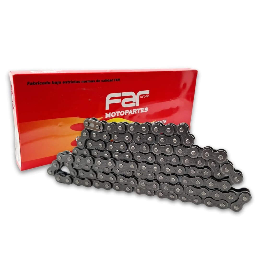 CADENA DE TRANSMISION 420H X 112 FAR far motopartes