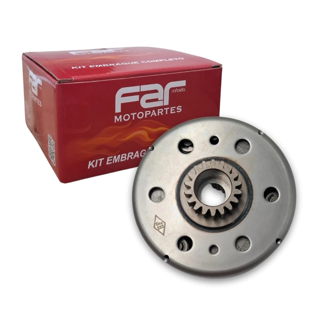 EMBRAGUE COMPLETO + CAMPANA CRYPTON 105 Far motopartes