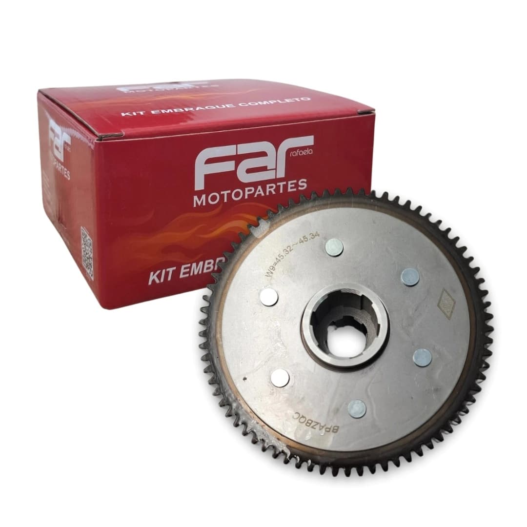 EMBRAGUE COMPLETO MOTOMEL SKUA/DAKAR (ROD 28MM) Far motopartes